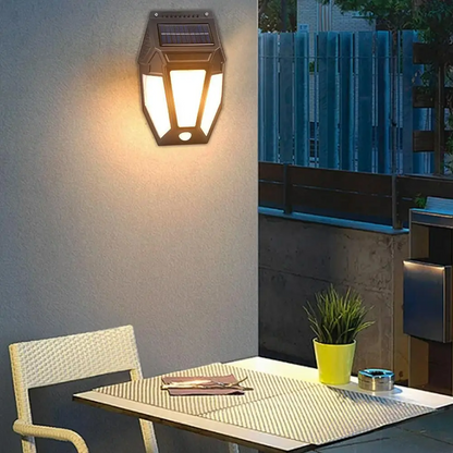Smart LED Solar Lighting ,Wall Light with Tungsten Bulbs, Outdoor Lighting