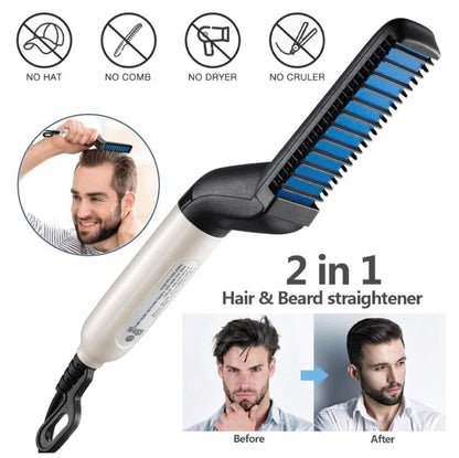 10W Electric Beard Hair Straightener With Ceramic Heating Plate