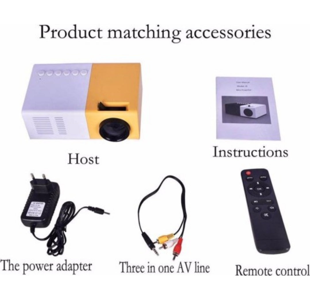 Mini LED Projector Multimedia Home Theater