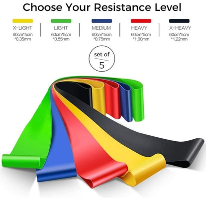 Rubber Elastic Band 5 DIFFERENT RESISTANCE LEVELS