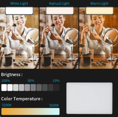 Square Ring Light Panel 
 Photo Shoot LED with 2.1 Meter Tripod