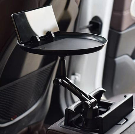 Tray Food for Car – Adjustable Car Tray Table And Phone Holder