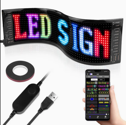 LED Matrix Panel Car Sign