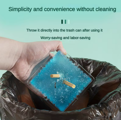 Disposable Ashtrays with Water Sands Gel