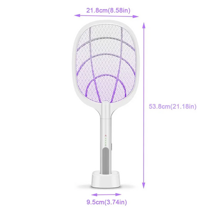 USB Rechargeable Electric Mosquito Swatter & Lamp – Fly Zapper