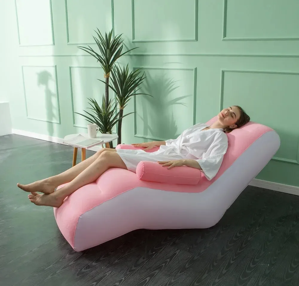 Lazy Inflatable Sofa, S-shaped Sofa