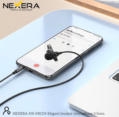 Nexera omnidirectional Lavalier microphone Type-C – NX-MIC06