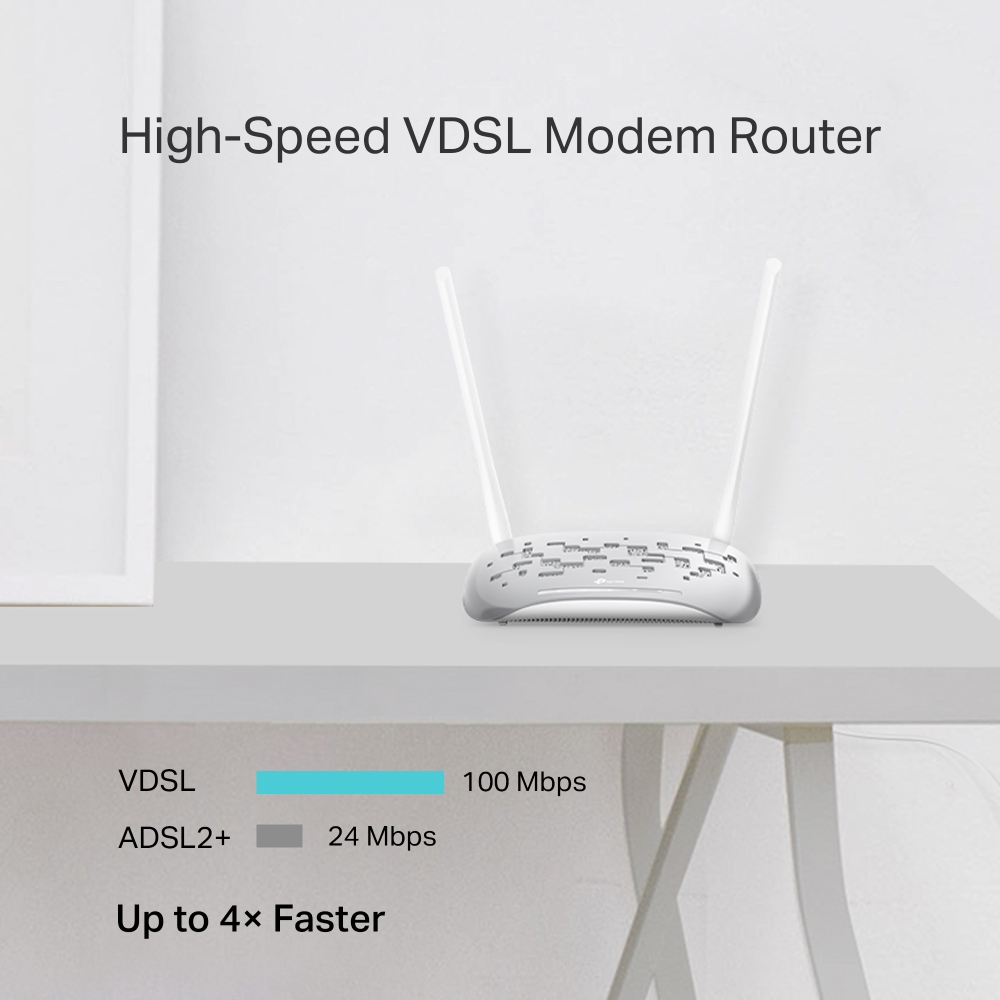 TPLINK Wireless VDSL/ADSL Router 300Mbs | W9950