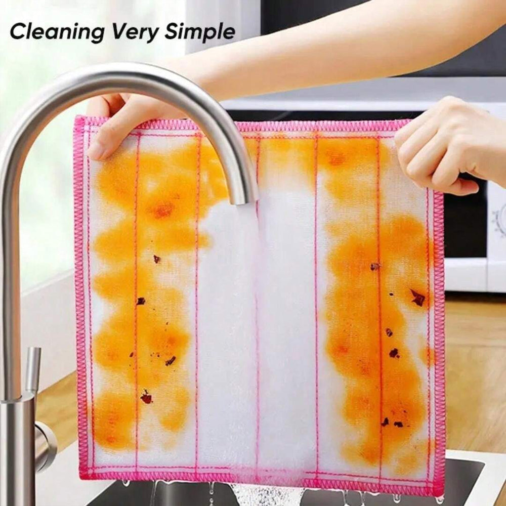 Kitchen Cleaning Cloth Bamboo Fiber 3 pcs