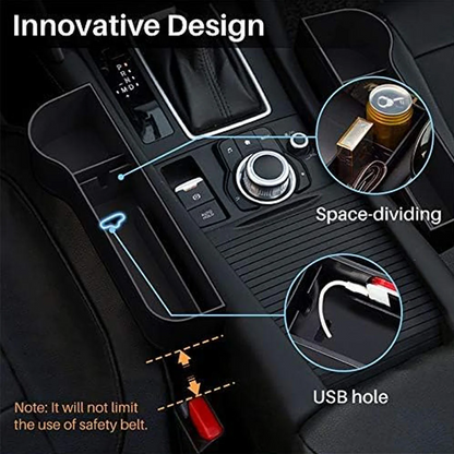 2 PCS Car Seat Organiser with Cup Holder