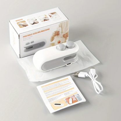 Mini Bag Sealer Rechargeable For Plastic Bags