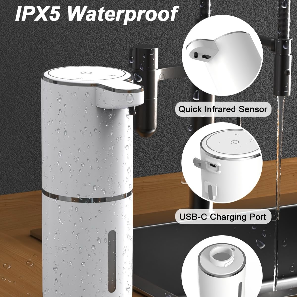Rechargeable Automatic Soap Dispenser