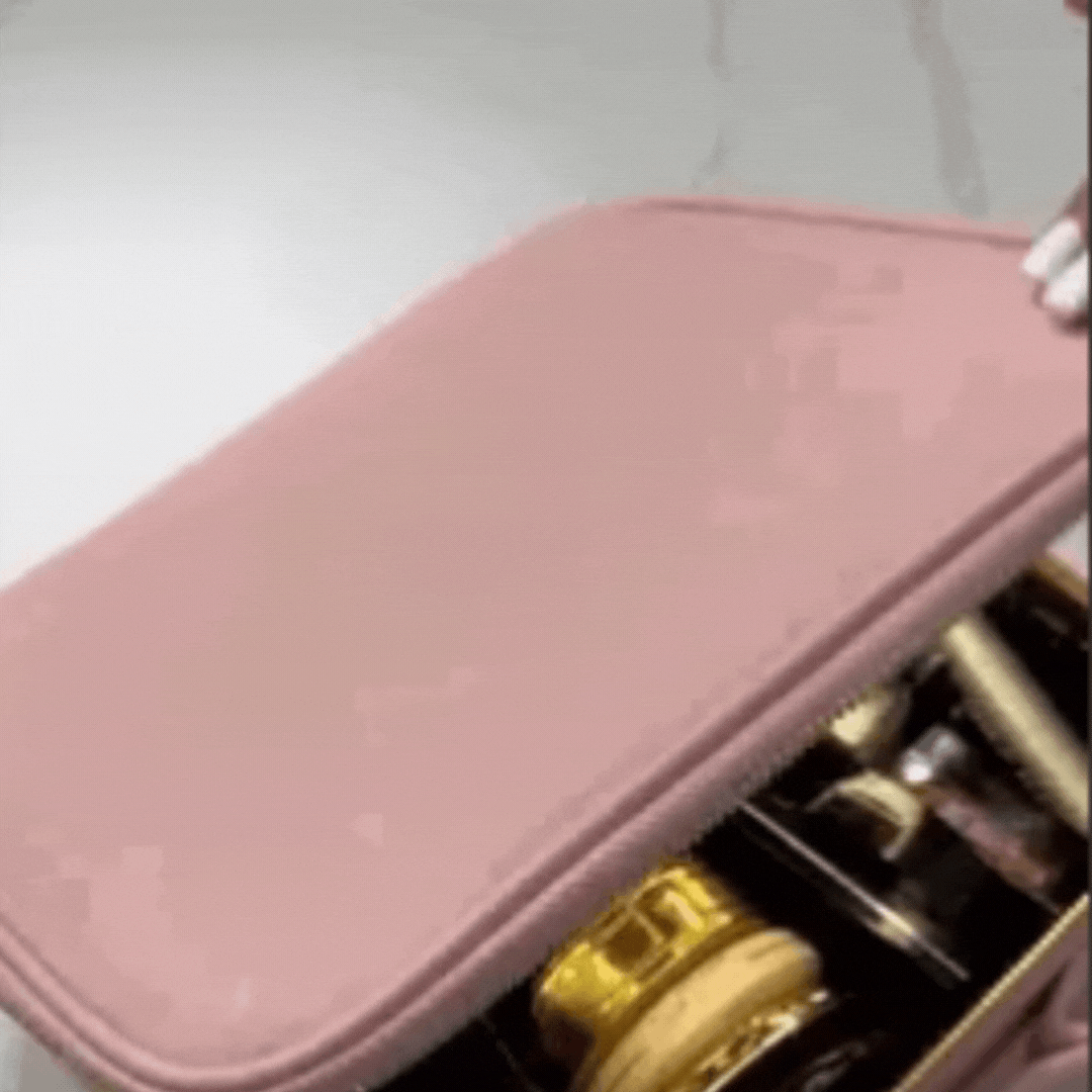 Adjustable Light Make up Bag with Mirror LED Light