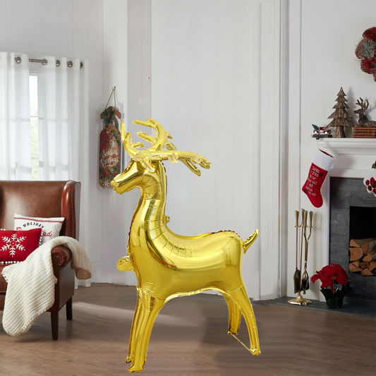 Standing Reindeer Balloon - Foil Balloons Christmas,
