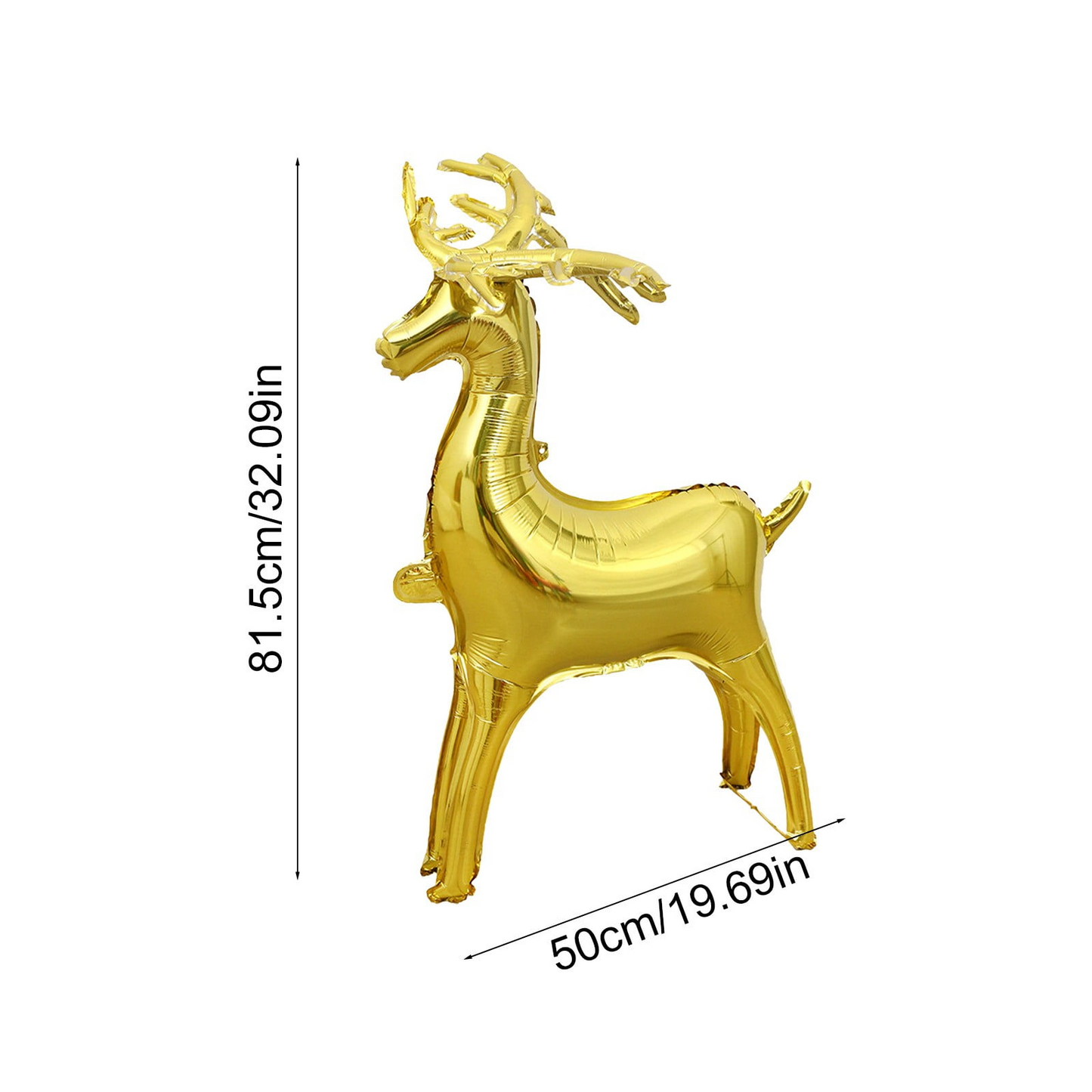 Standing Reindeer Balloon - Foil Balloons Christmas,