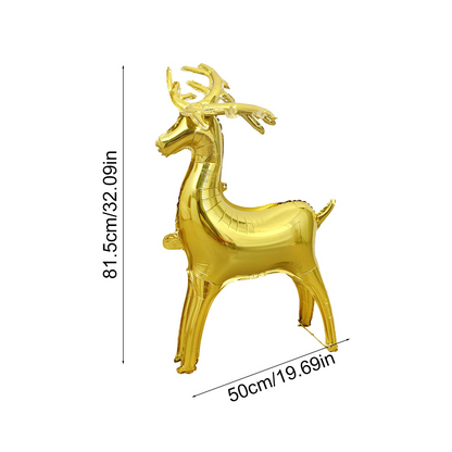 Standing Reindeer Balloon - Foil Balloons Christmas,
