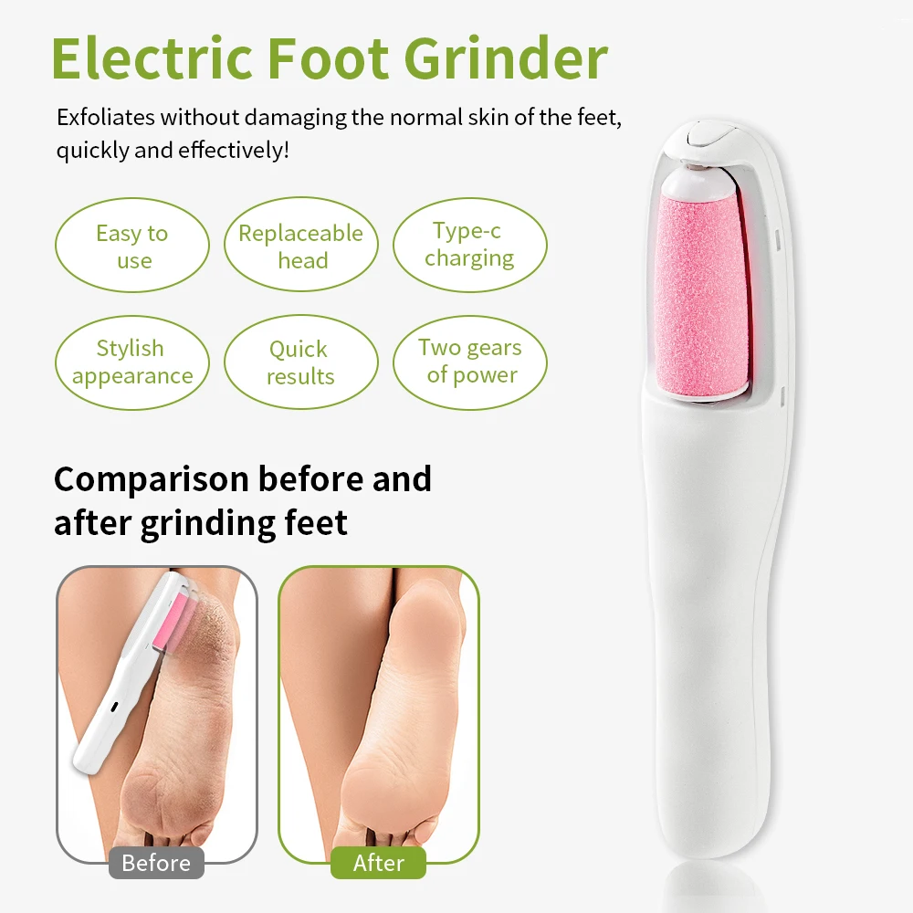 Electric Callus Remover & Pedicure Kit – Foot Grinder, File & DeadSkin & Hair Removal Tool