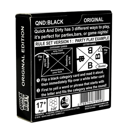 Quick and dirty card game