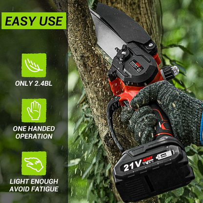 Cordless Handheld 48V Electric Chainsaw