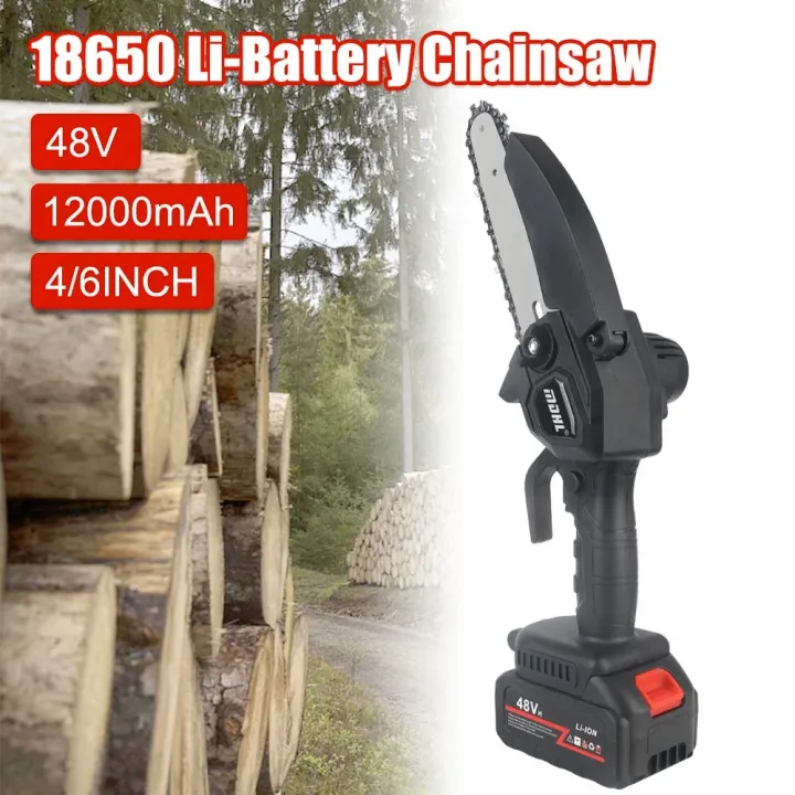 Cordless Handheld 48V Electric Chainsaw