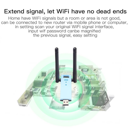 USB Wireless WIFI Repeater 2.4GHz Router