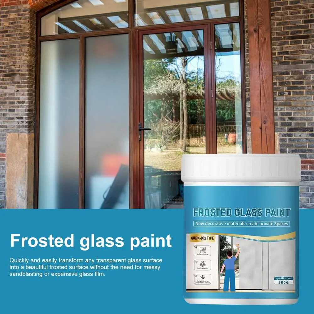 Glass Window Privacy Paint  | Portable Frost Spray Paint