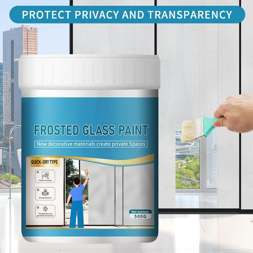 Glass Window Privacy Paint  | Portable Frost Spray Paint