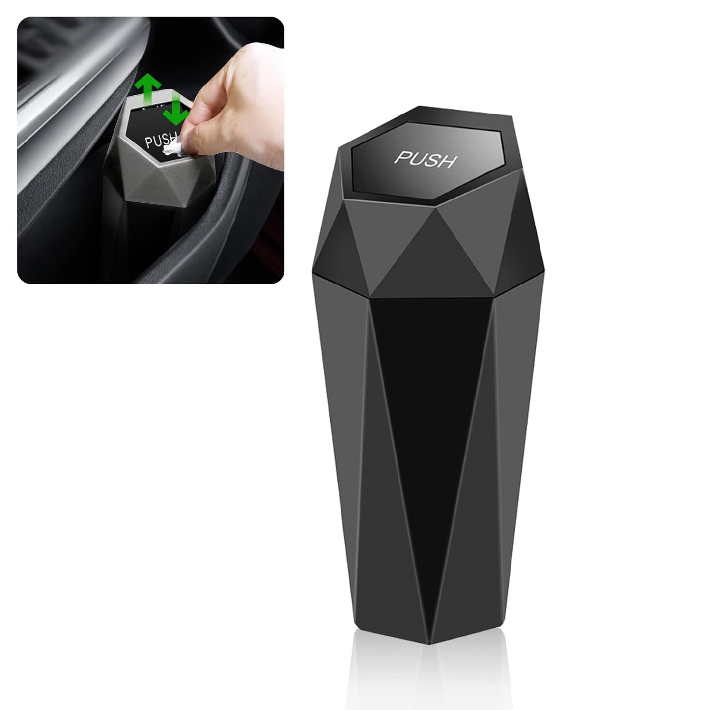 1 PC Car Trash Can with Lid