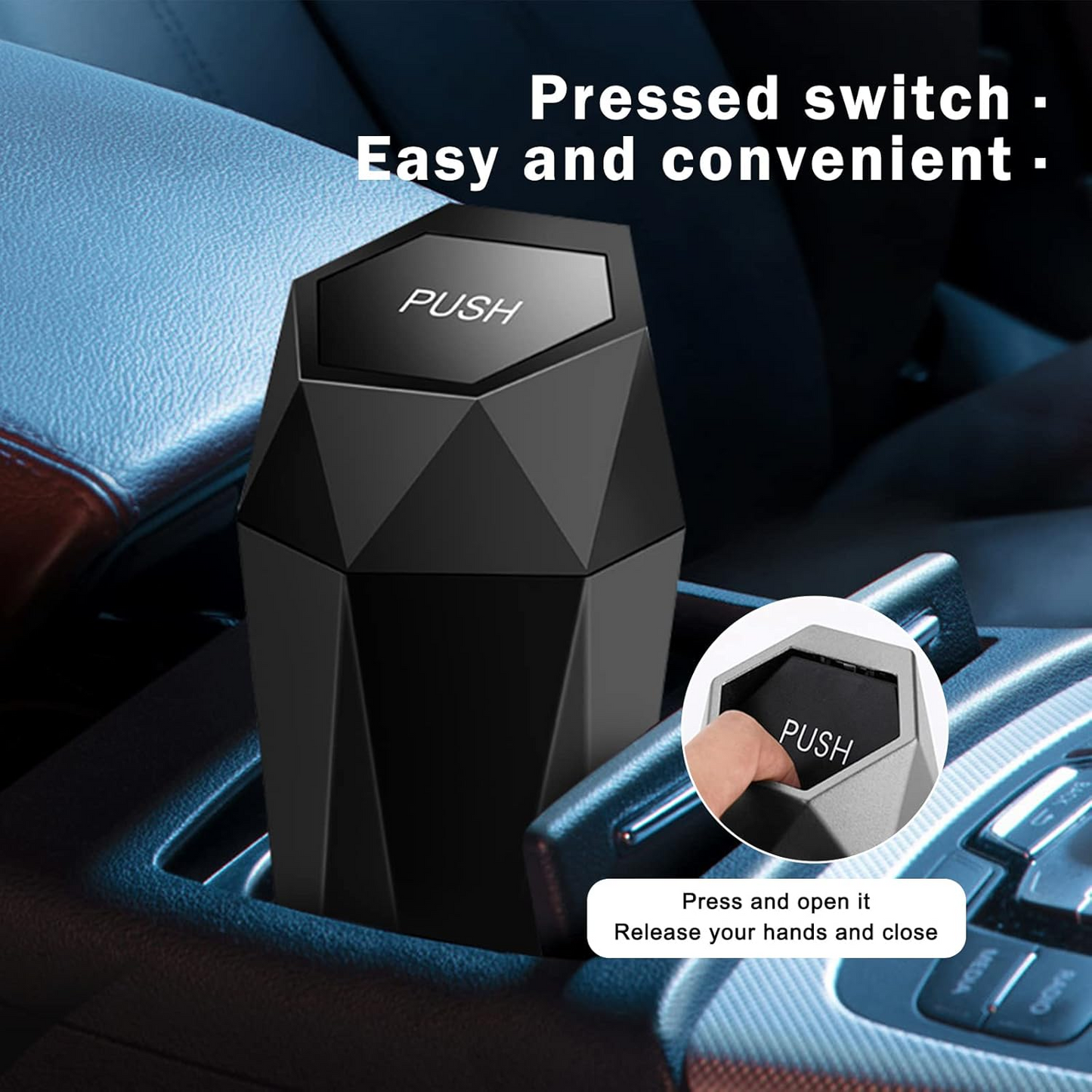 1 PC Car Trash Can with Lid