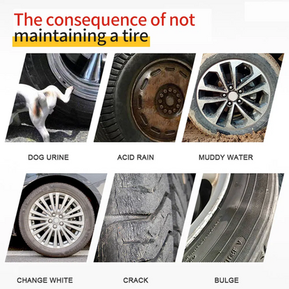 Car Wheel and Tire Cleaning Foam Multi-Functional Tire Shining Aerosol Spray