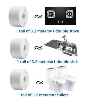 Bath Sealing Tape Waterproof Caulk Strip 3.2m