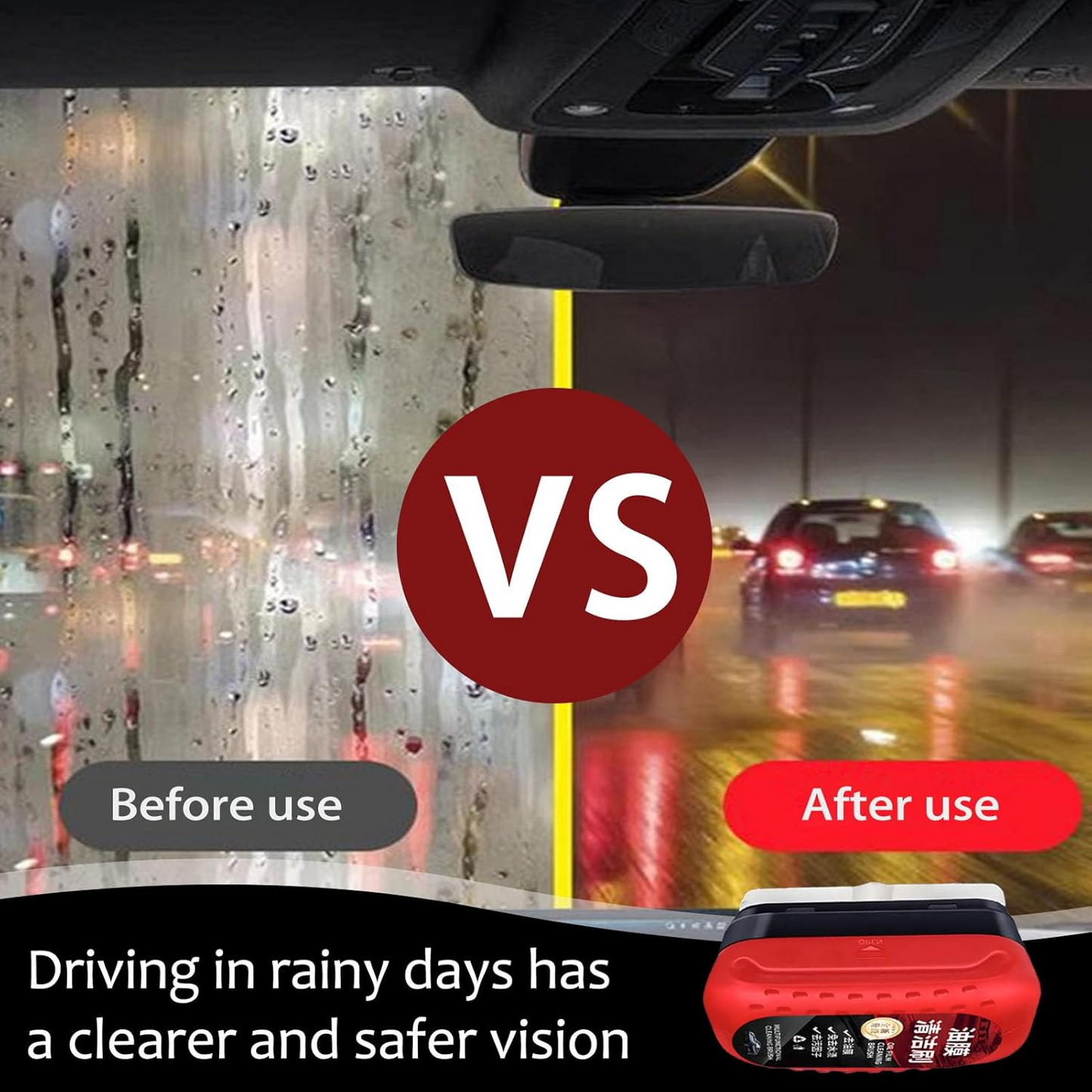 Automotive Window Oil Film Cleaning Brush – Clear Vision Wiper