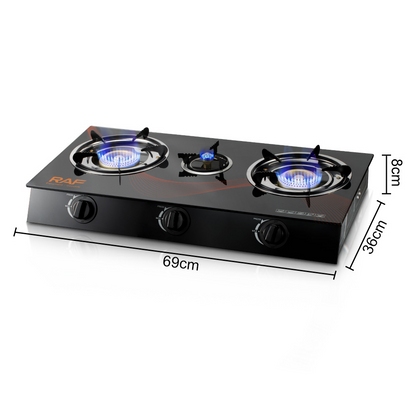 RAF Double Burners Gas Cooker Stoves Set R8052