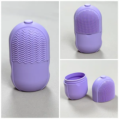 Ice Scrubber 3-in-1 – Face & Eye Ice Roller, Massager & Cleansing Brush