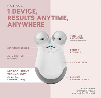 Mini Facial Toning Device – Microcurrent Wrinkle Reducer & Skin Lifting Tool