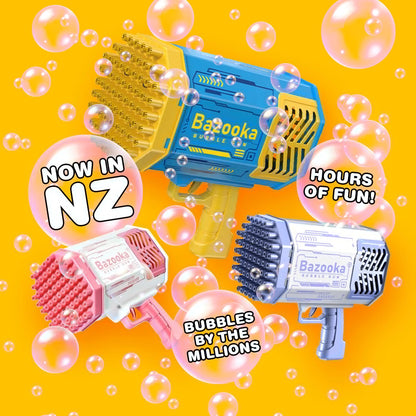 Bubble Gun 88 Holes With Light Rechargeable