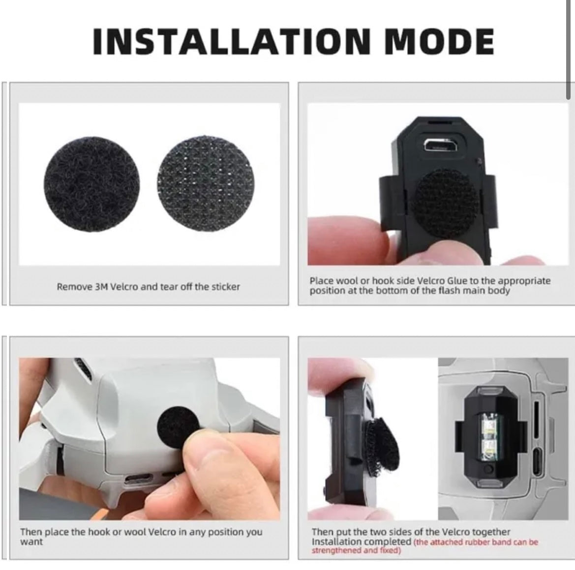 Car Strobe Lights USB Charging Emergency Lights