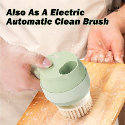 4 in 1 Handheld Electric Vegetable Cutter Food Chopper