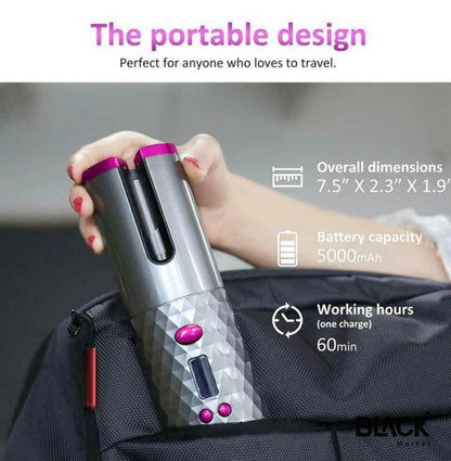 Cordless Automatic Hair Curler