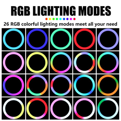 RGB Ring Light With 2.1 Meter Tripod