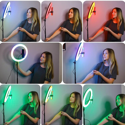 RGB Ring Light With 2.1 Meter Tripod