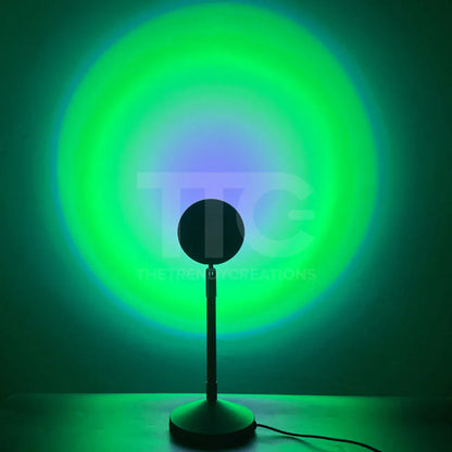 Rgb Sunset Lamp With Remote Control