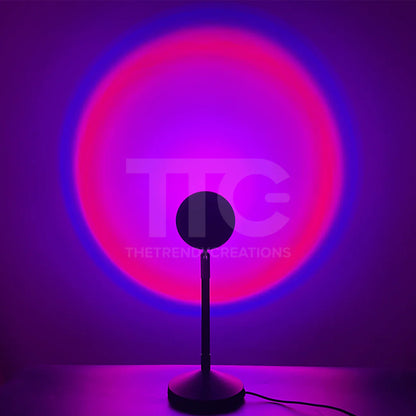 Rgb Sunset Lamp With Remote Control