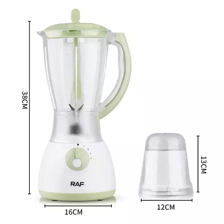 Raf Blender Stainless Steel 4 Blade 1000W 2 Cups 1.5L R440