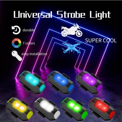 Car Strobe Lights USB Charging Emergency Lights