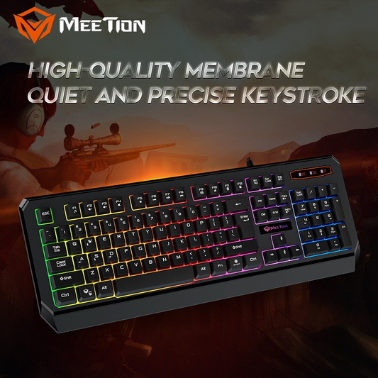 MEETION  Wired RGB Gaming Keyboard MT-K9320