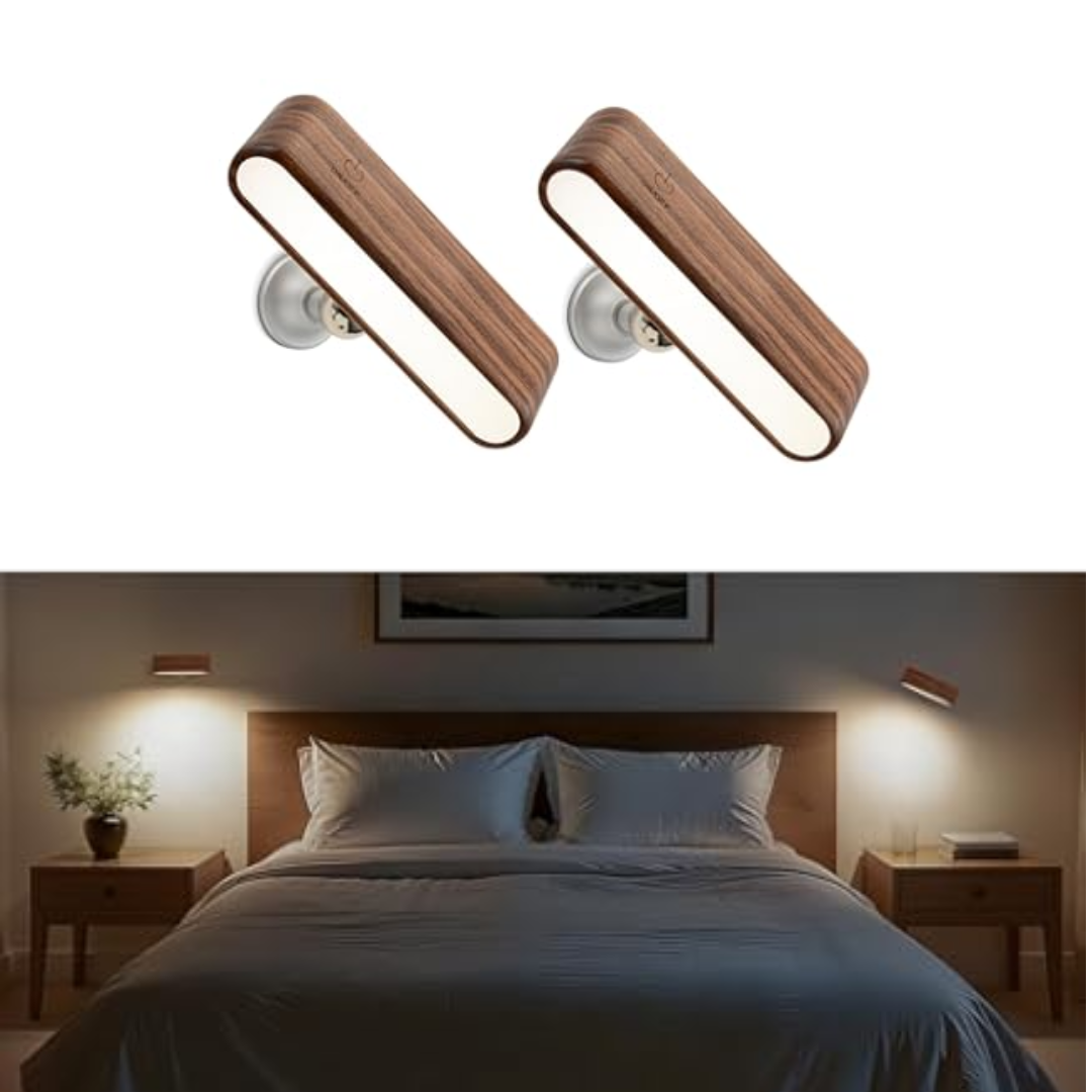 2 Pcs Rechargeable Intelligent Sensing Led Wall Lights