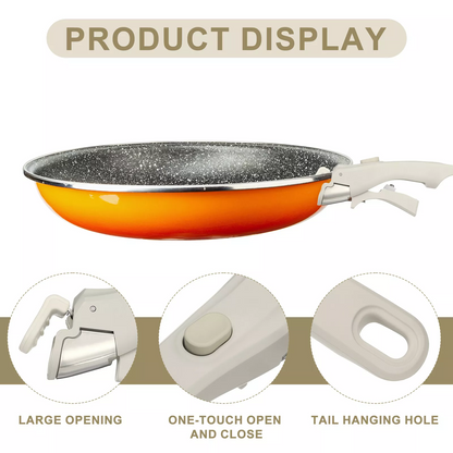 Detachable and Removable Handle for Cookware,Universal Pot Handle