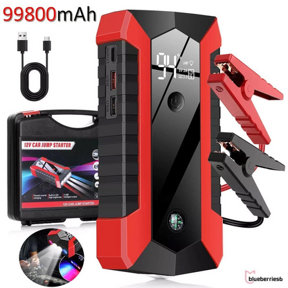 Portable Car Jump Starter Power Bank, Battery Booster Charger, Starting Device, Auto Emergency, Lighting Start-up, 12V