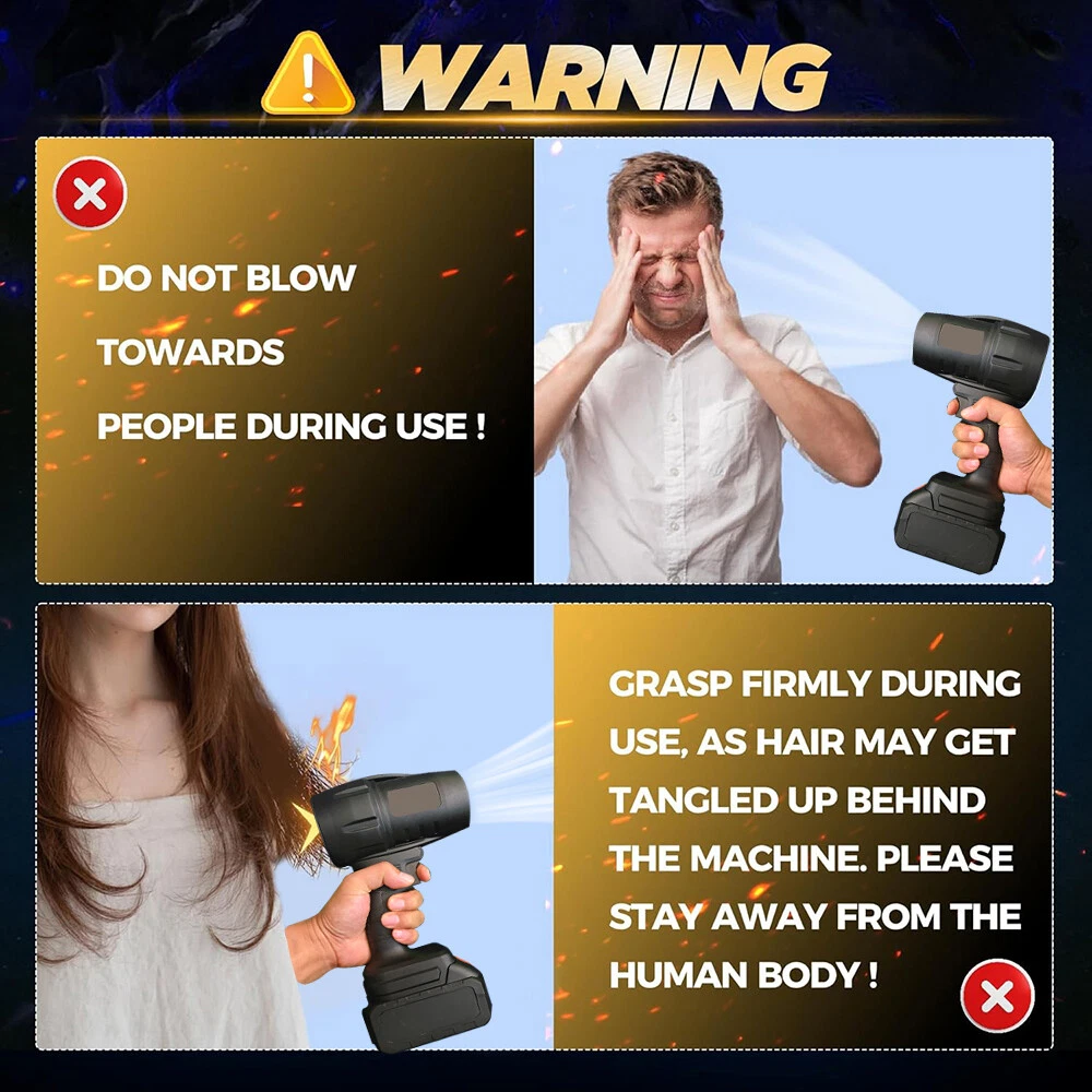 Air Pressure Power Blower Mini Cordless With Leaf Blower Cordless Compressed Air Duster 120mph for Car Wash